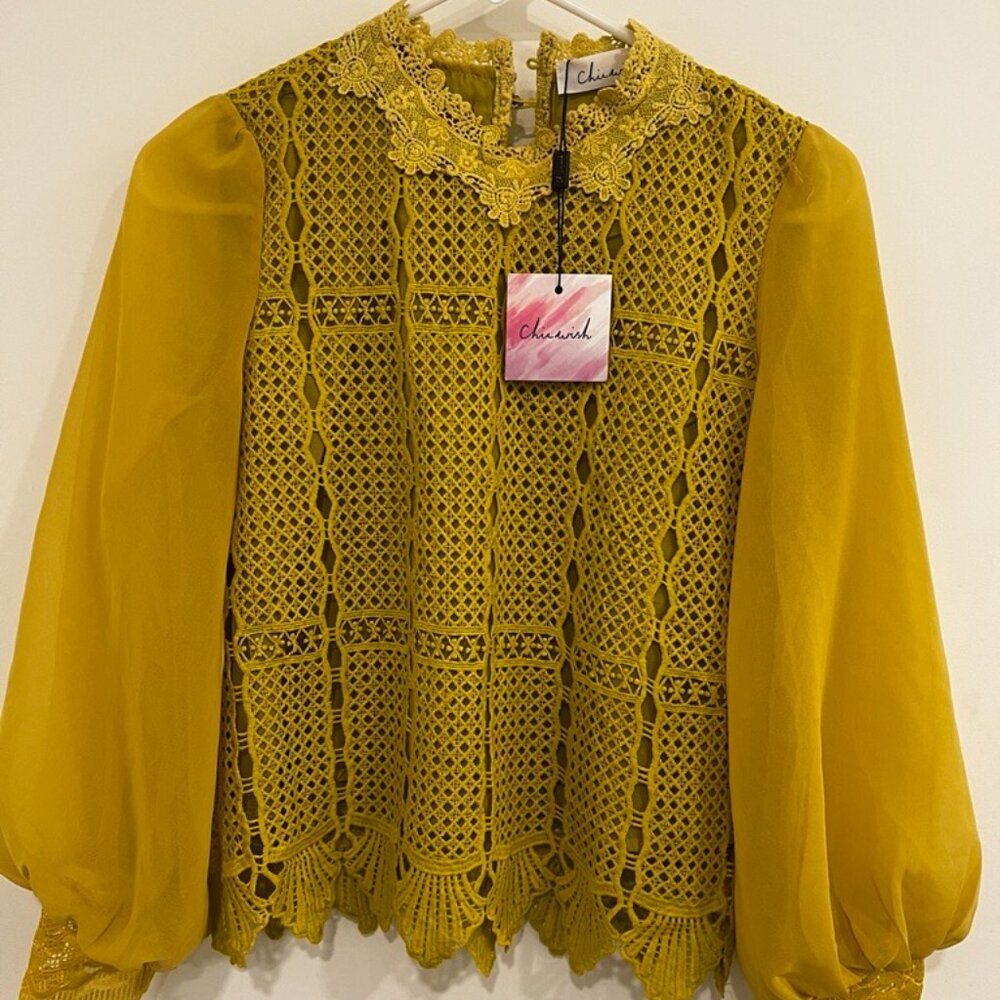 Mustard Blouse Never Worn